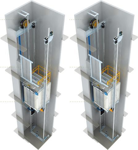 مصعد بدون غرفة ماكينة (MRL)